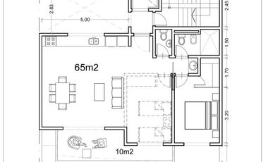 Departamento  venta en pozo de 3 ambientes Lomas de Zamora