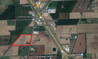 Campo en  Alvear, apto uso logística-industrial.