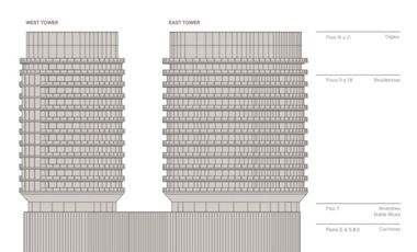 INFINITY TOWERS. Triplex con vista al rio. A estrenar. 4 amb y dep. Venta. Vicente Lopez