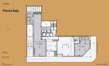 Departamento  Monoambiente con balcón apto Prof. Palermo