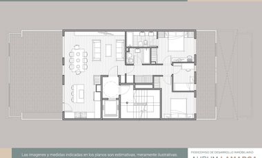 Venta - Departamento en pozo  - 2 Ambientes c/balcón - Villa Santa Rita