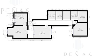 Alquiler Piso Oficina 85 m2 en Retiro Barrio Norte