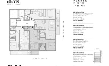 Departamento de 2 Ambientes en Venta en Belgrano
