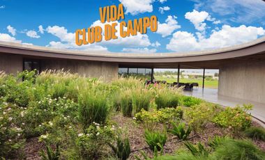 Terreno en venta Vida Club de Campo  en FUNES, Lote 60  con fondo al reservorio y fondo norte