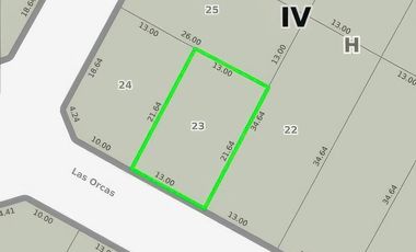 Terreno en venta - 281Mts2 - San Eduardo del Mar