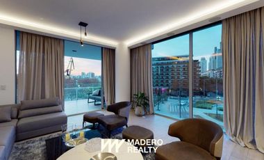 Alquiler / venta de departamento 4 ambientes en Puerto Madero
