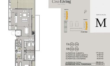 CASA LIVING - Departamento  en Las Lomas de San Isidro