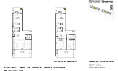 Excelente departamento en venta 2 ambientes.San Isidro| Palmeras Campus