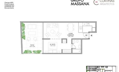 Departamento en  Palermo Soho- 1Amb Divisible