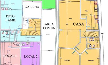 Casa 3 ambientes en Cangallo 170