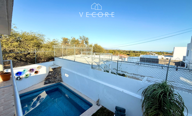 CASA CON ALBERCA EN RENTA, CHAPALA, JALISCO