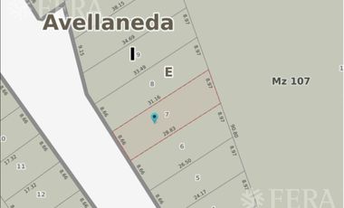 Venta terreno en Dock Sud