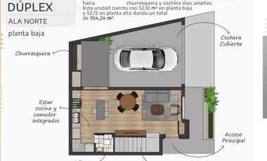 Duplex en Venta en San Martin Mendoza