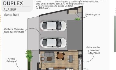Duplex en Venta en San Martin Mendoza