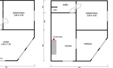 Venta 2PH de 2ambientes  120 m² totales - Carapachay