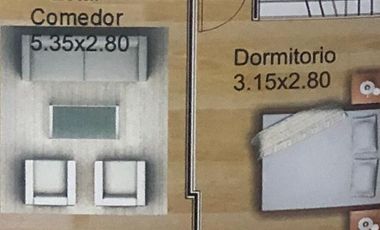 Departamento en  Venta Zona Tribunales. 1 dormitorio, con balcón, escritura, hermosa vista!