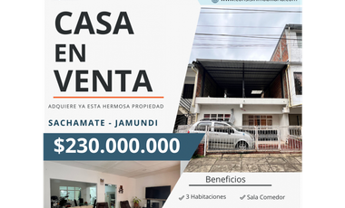VENTA DE CASA EN SACHAMATE - JAMUNDI