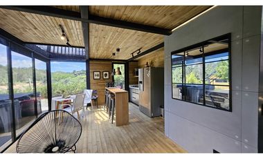 Cabaña doble con vista y acceso al embalse el Peñol vereda el Marial