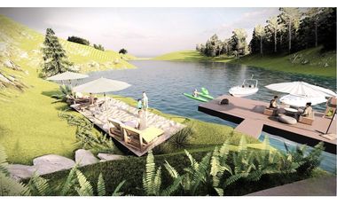 Cabaña doble con vista y acceso al embalse el Peñol vereda el Marial