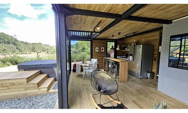 Cabaña doble con vista y acceso al embalse el Peñol vereda el Marial