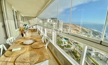 Costa de Montemar, departamento con vista despejada al mar.