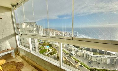 Costa de Montemar, departamento con vista despejada al mar.