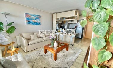 Costa de Montemar, departamento con vista despejada al mar.