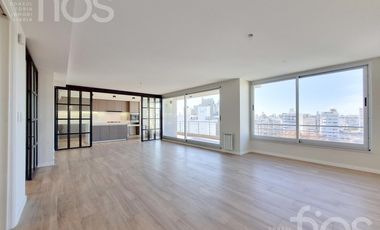 VENTA DEPARTAMENTO DE TRES DORMITORIOS CON DOBLE BALCON  EN PARQUE ESPAÑA EN CONSTRUCCION