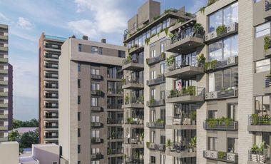 VENTA DEPARTAMENTO DE TRES DORMITORIOS CON DOBLE BALCON  EN PARQUE ESPAÑA EN CONSTRUCCION