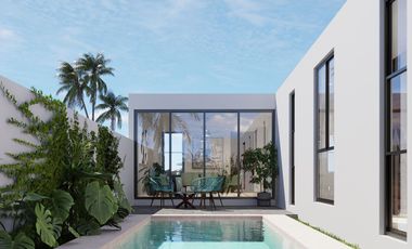 En venta casa de una planta en privada residencial en Cholul