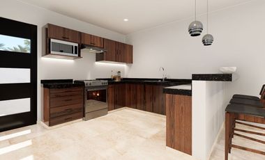 En venta casa de una planta en privada residencial en Cholul