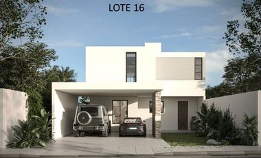 En venta casa en privada residencial en Cholul