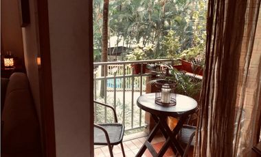 APARTAMENTO EN ARRIENDO SECTOR DE SANTA MARIA VACIO - AMOBLADO