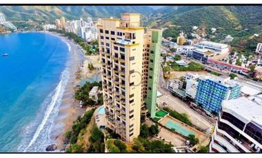 ENCANTADOR APARTAMENTO AMOBLADO PRIMERA LINEA DE PLAYA -060-