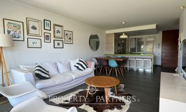Cómodo departamento con jardín en Marbella, arriendo año corrido