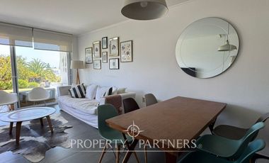 Cómodo departamento con jardín en Marbella, arriendo año corrido