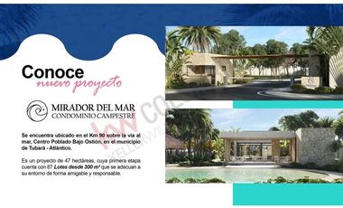 Venta Lotes Proyecto Condominio Campestre Tubará Km 90 Vía Al Mar Atlántico Colombia