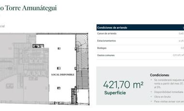 Amunátegui/Teatinos - Santiago Centro - Local Comercial - Arriendo