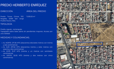 Terreno Heriberto Enriquez, Metepec