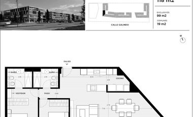Departamento en venta 2 dormitorios Galinda Funes Santa Fe Detalles de diseño y calidad constructiva