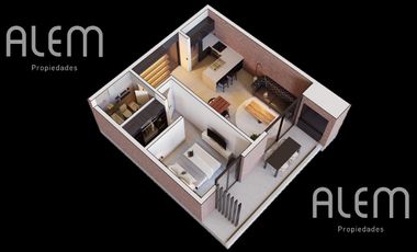 Monoambiente en venta en Brick, Canning