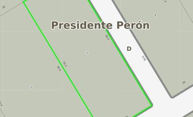 Terreno en venta - 2.400Mts2 - Guernica, Presidente Perón