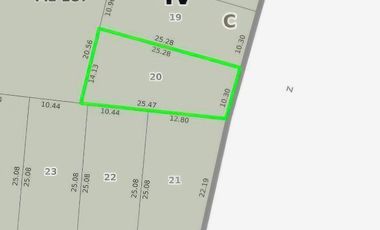 Terreno en venta - 309mts2 - Ostende, Pinamar