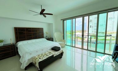 Departamento en  Maioris Puerto Cancun en renta amueblado
