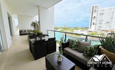 Departamento en  Maioris Puerto Cancun en renta amueblado