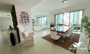 Departamento en  Maioris Puerto Cancun en renta amueblado