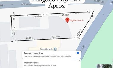 TERRENO COMERCIAL EN RENTA CIUDAD DEL SOL