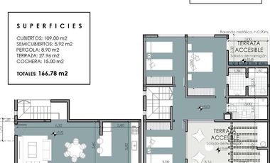 Departamento de 4 ambientes a estrenar en Town Kiri