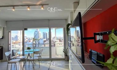 1 AMBIENTE CON MUEBLES Y EQUIPADO!!!