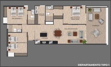 Departamento frente al mar de San Crisanto